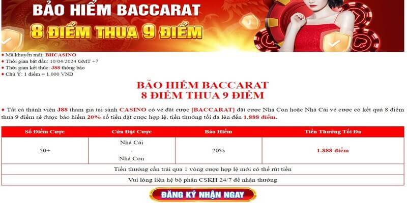 Khuyến mãi bùng nổ dành tặng riêng sảnh casino J88